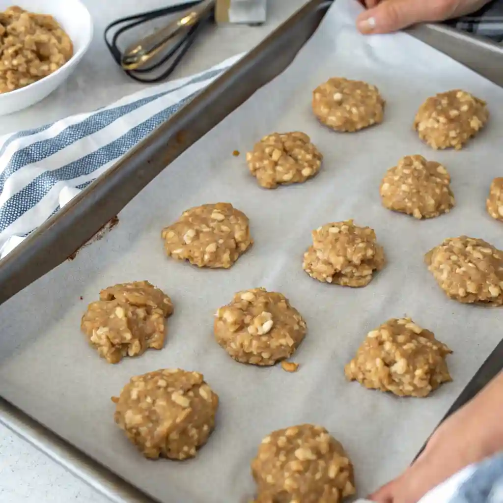 A pan of oatmeal scotchies.