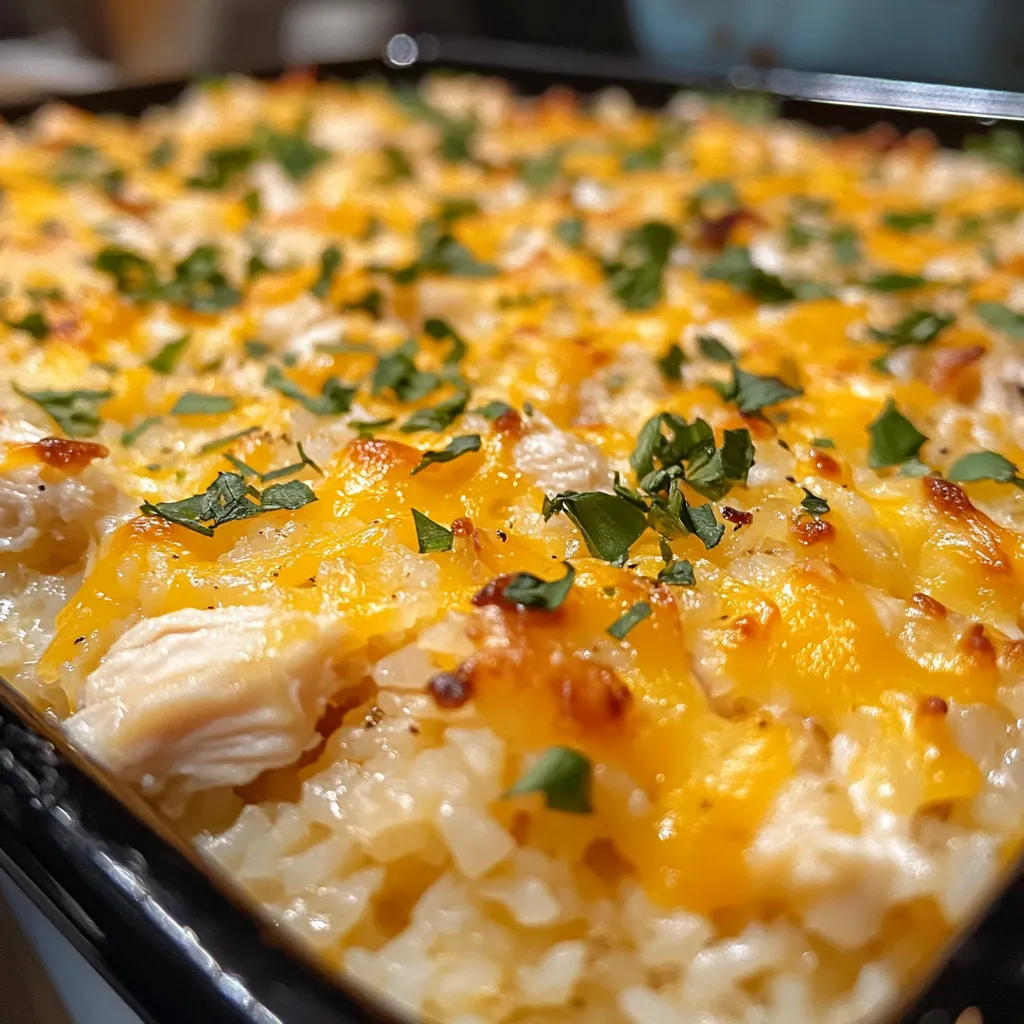 A dish of chicken and rice.