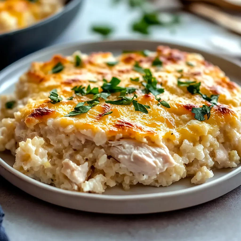 A plate of food with chicken and rice.