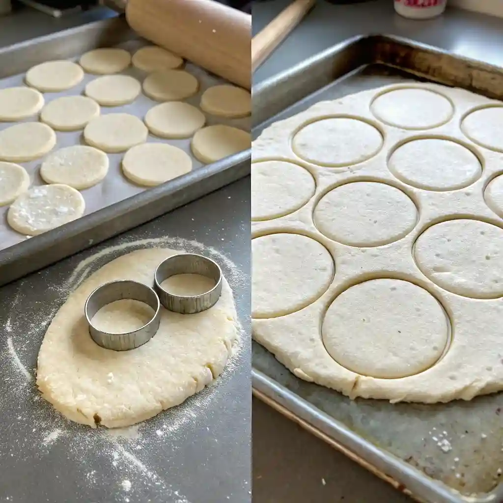 Two images of baked crème brûlée donuts.