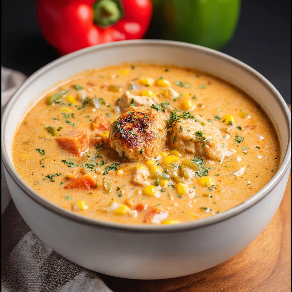 A bowl of Southwest Corn Chowder.