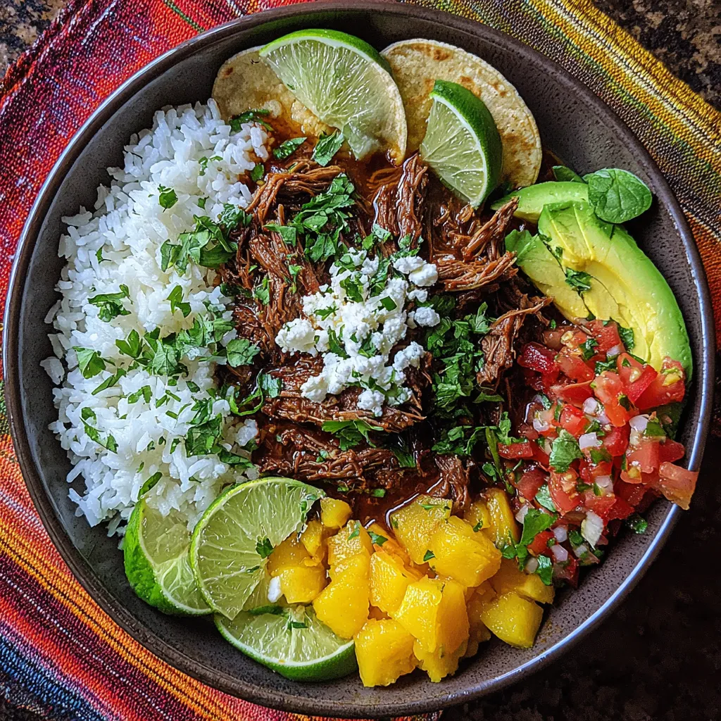 A bowl of food with meat, rice, and vegetables.
