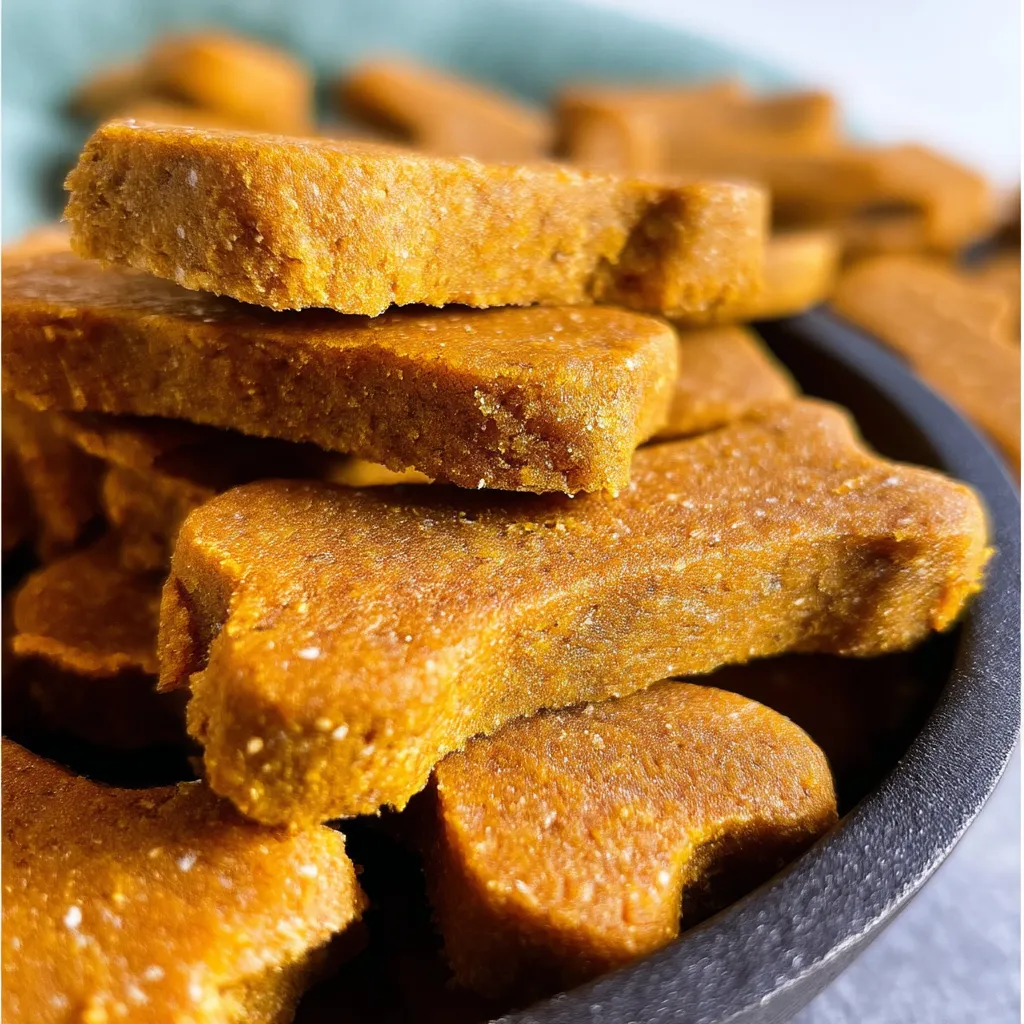 A bowl of homemade dog treats.