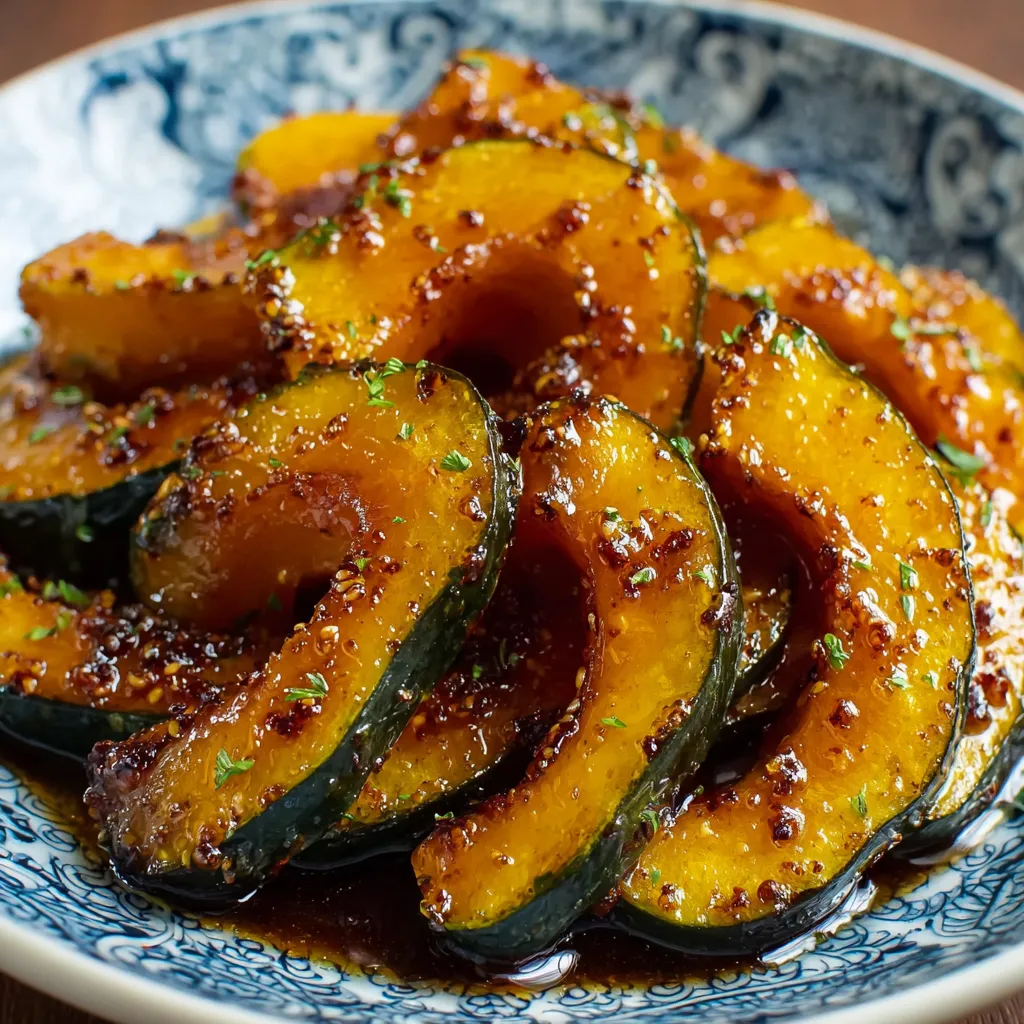 Candied Acorn Squash Slices.