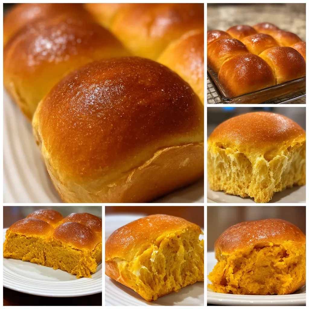 Sweet potato yeast rolls.