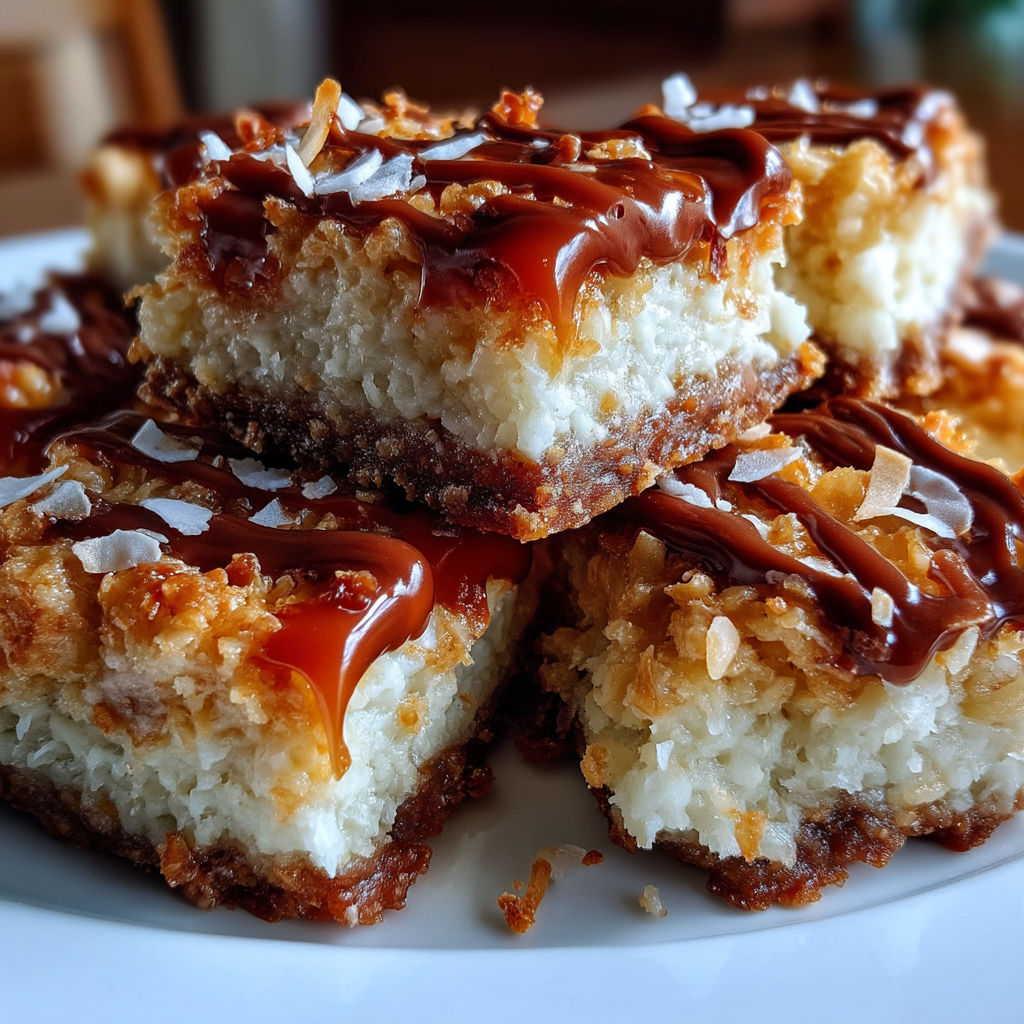 A plate of food with a chocolate sauce.