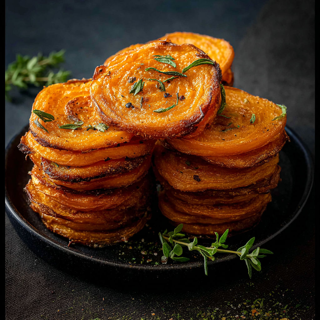 A plate of food with a spice on top.