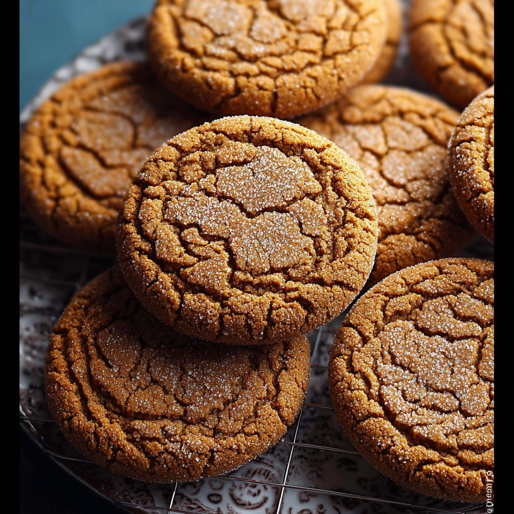 A plate of cookies with sugar on top.