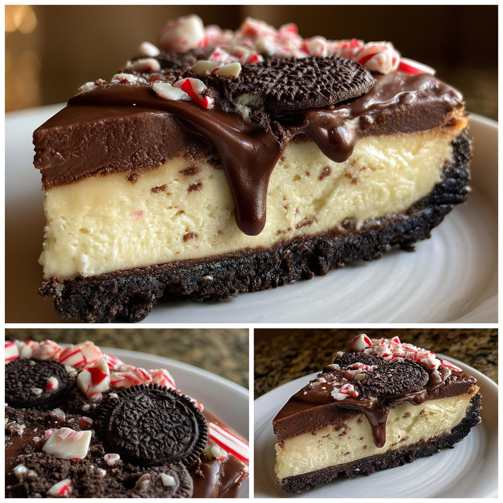 A close up of a piece of cake with chocolate and white frosting.