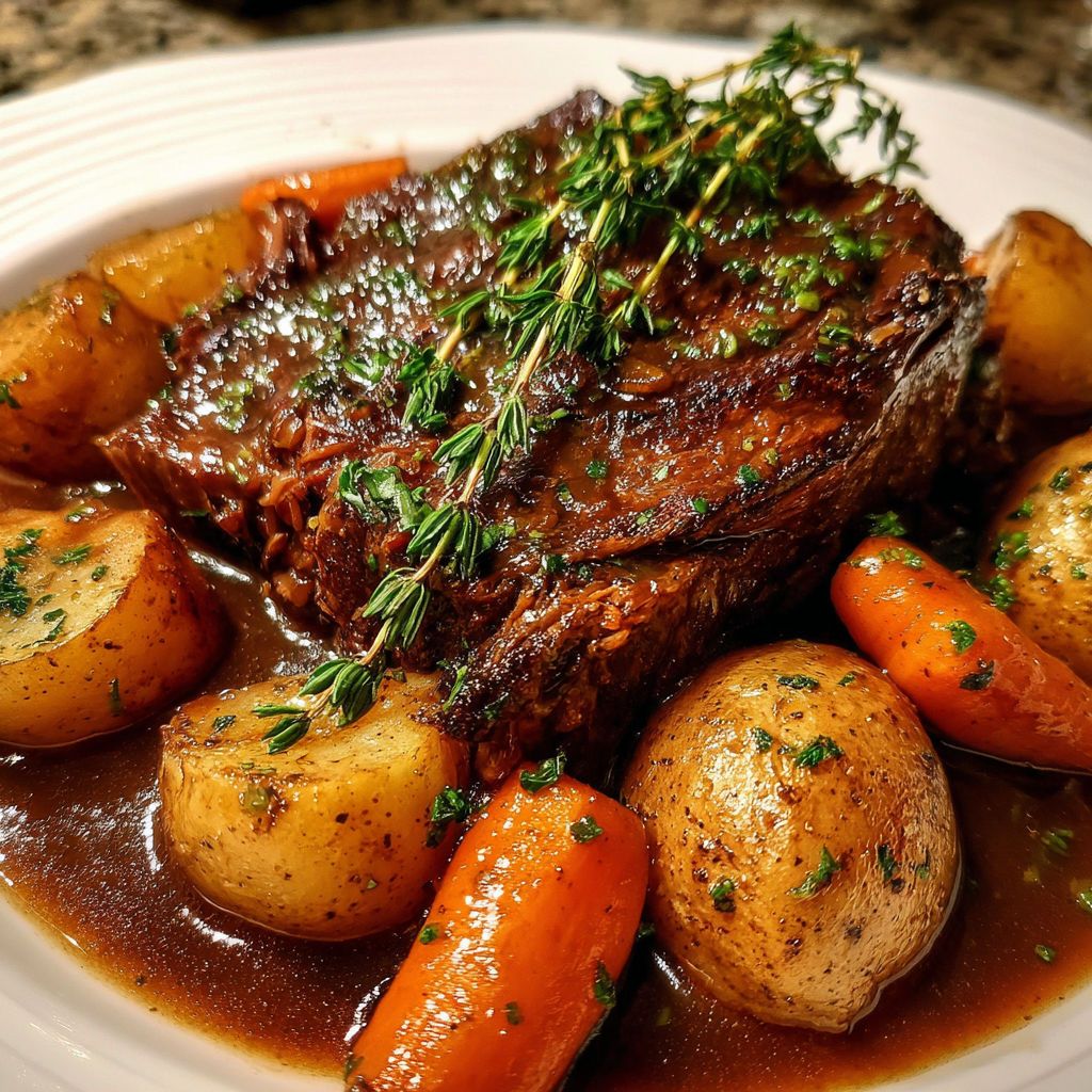 A plate of meat and vegetables.