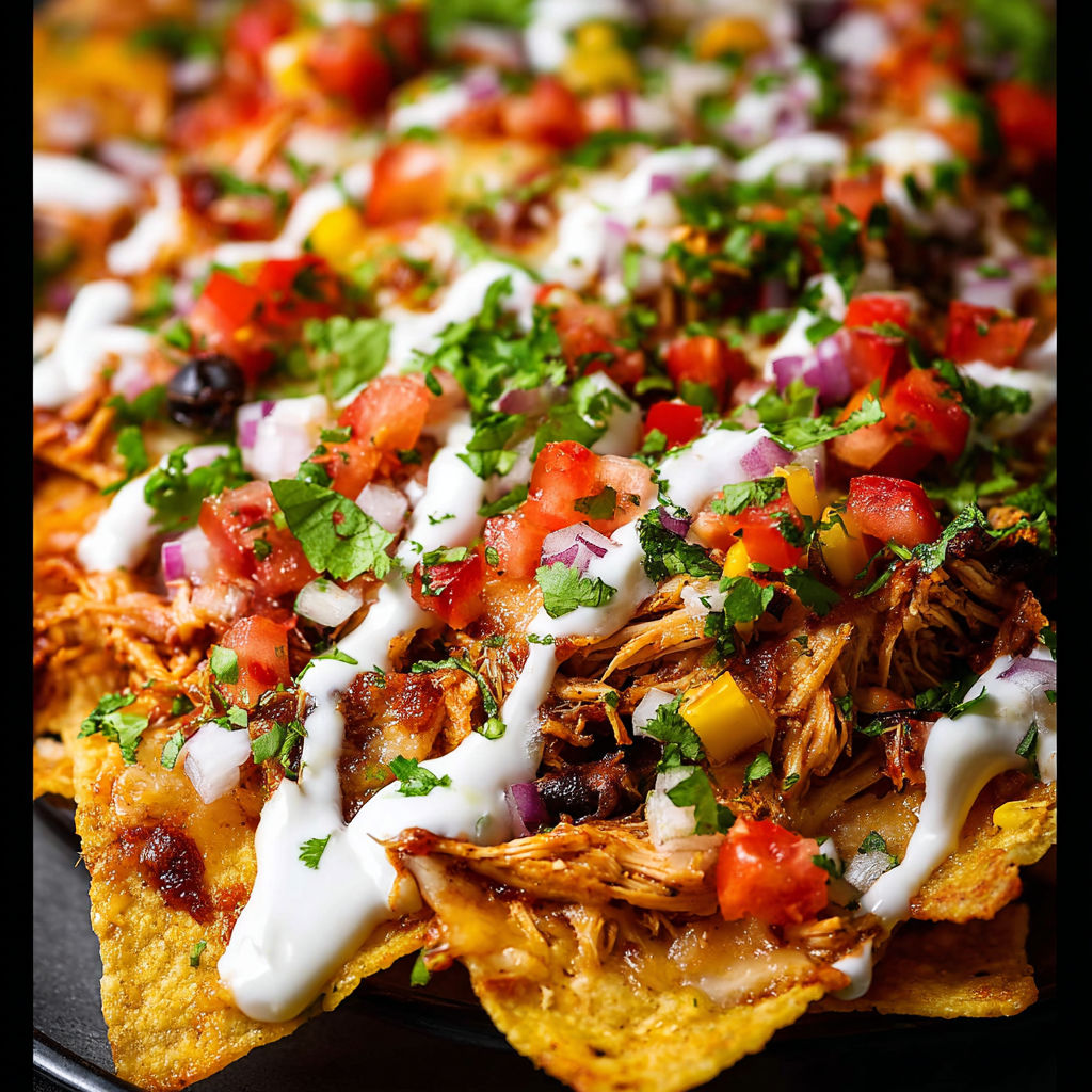 A plate of food with a variety of toppings.