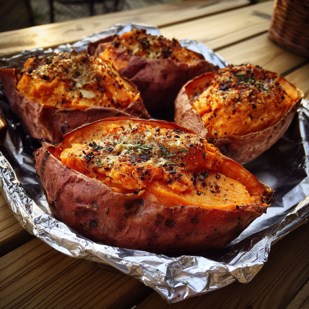 Slow cooker sweet potatoes.