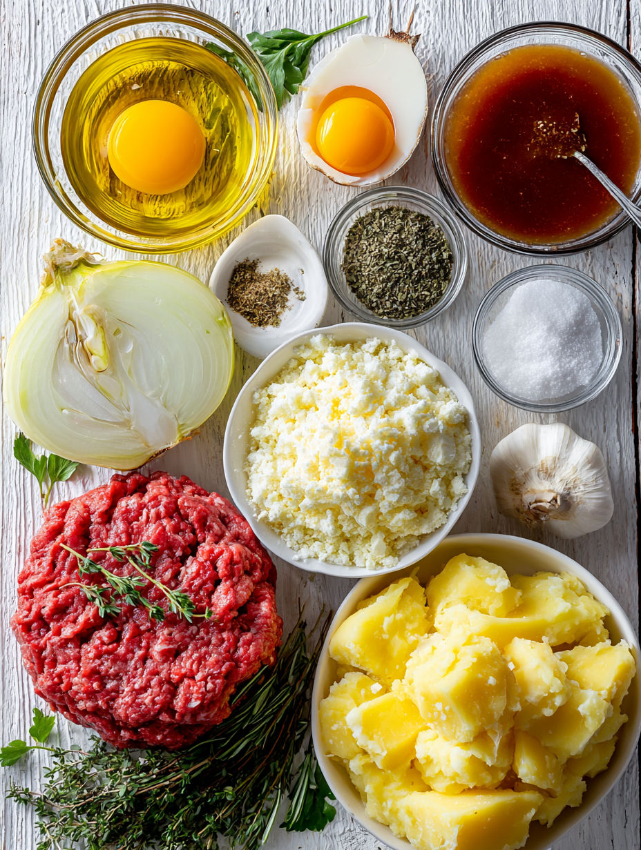 A table with various foods on it.