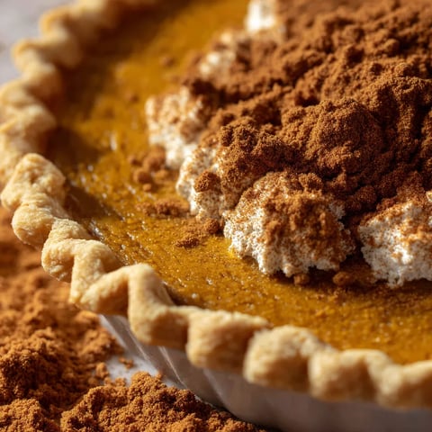 A pie with a brown topping.